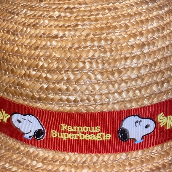 VTG 1958 Snoopy Super Beagle Straw hat. Japan. OS - Picture 4 of 10